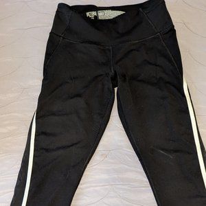 Victoria's Secret Knockout Tights Black Mesh Size Medium Long